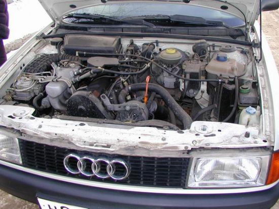 Audi 80 двигатель фото