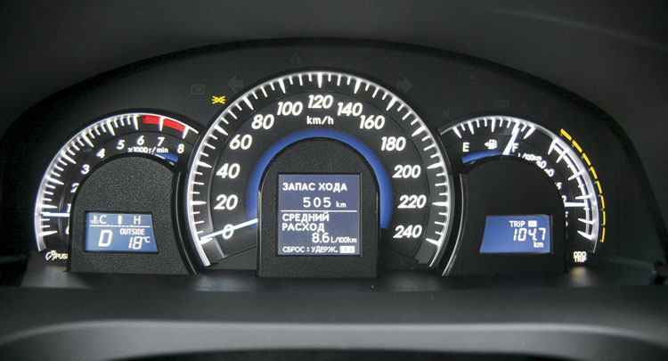 Toyota Camry расход бензина